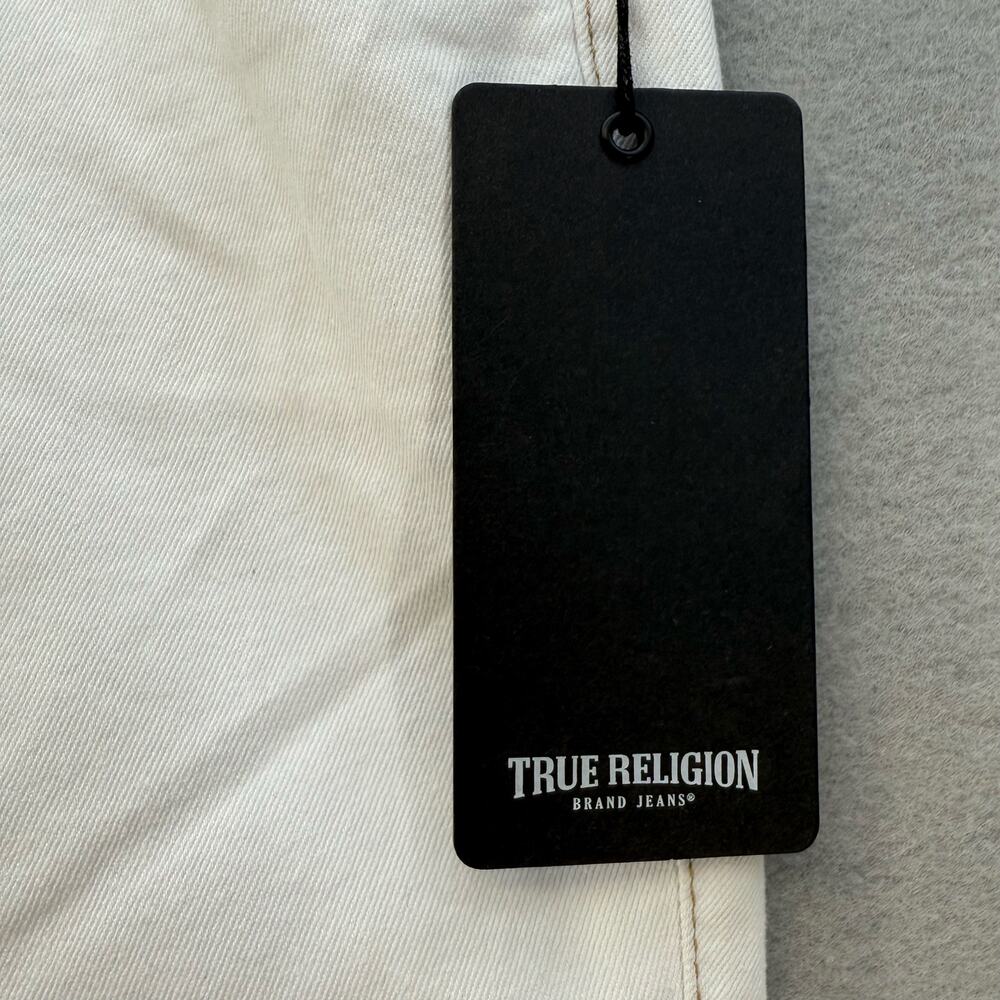 True Religion Jeans Women's 29 (8) Optic White Becca Mid Rise Bootcut Western - Picture 5 of 16